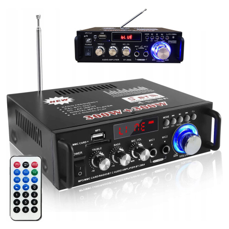 Karaoke Zesilovač Fm Rádio Usb Bluetooth 300 W 300 W