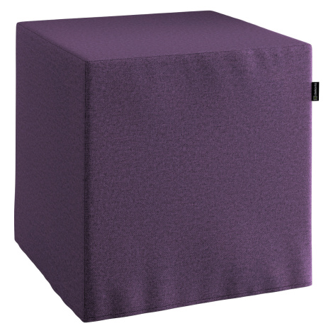 Dekoria Sedák Cube - kostka pevná 40x40x40, fialová, 40 x 40 x 40 cm, Etna, 161-27