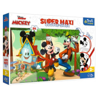 Trefl Mickeyho klubík super maxi oboustranné 24 dílků
