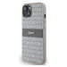 Zadní kryt DKNY PU Leather Repeat Pattern Tonal Stripe pro Apple iPhone 14, béžová