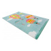 Dywany Lusczow Dětský koberec HOT AIR BALLOON modrý