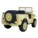 mamido Dětský elektrický Jeep Willys 4x4  třímístný béžový