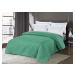 Světle zelený přehoz na postel se vzorem STONE Rozměr: 200 x 220 cm