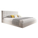 Čalouněná postel VERO rozměr 160x200 cm - Eko-kůže Bílá