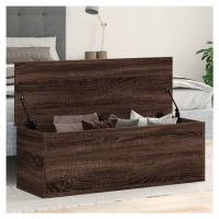 vidaXL Úložný box hnědý dub 102 x 35 x 35 cm kompozitní dřevo