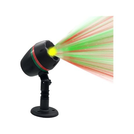 LED vánoční laser červená zelená projektor RG, iPRO, 5W, červená zelená Bezdoteku