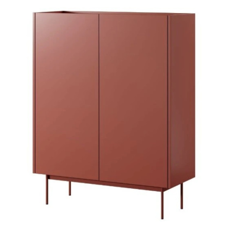 Piaski Komoda Color KD97 červená/dub linea