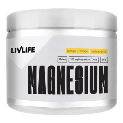LIVLIFE Magnesium Malate mango a pomeranč 111g