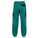 CXS Luxy Josef pracovní kalhoty do pasu zelená-černá