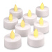 Dekorativní LED sada 8 čajové svíčky, teple bílá