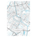 Mapa Alkmaar white, (26.7 x 40 cm)