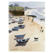 Obrazová reprodukce Boats on the Beach, 1986, Lucy Willis, 30 × 40 cm