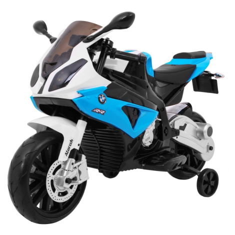 mamido  Dětská elektrická motorka BMW S1000RR Maxi modrá