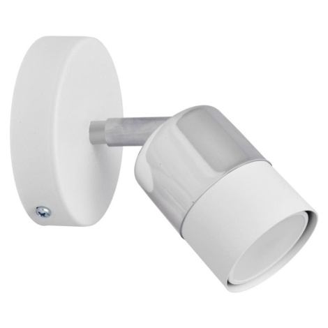 LED Nástěnné bodové svítidlo TUBSSON 1xGU10/6,5W/230V bílá/lesklý chrom Donoci