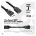 Club3D Kabel prodlužovací Rychlý HDMI 4K60HZ (M/F), 5m, černá, 26 AWG