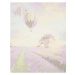KIK Malování podle čísel: Levandulové pole, plátno na rámu 40x50 cm