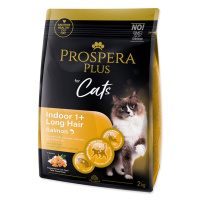 PROSPERA PLUS Indoor 1+ Salmon Long Hair Krmivo pro kočky 1 kus, Hmotnost balení (g): 2 kg