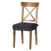 Dekoria Sedák na židli IKEA Ingolf, kostka modro-červená, židle Inglof, Quadro, 142-68