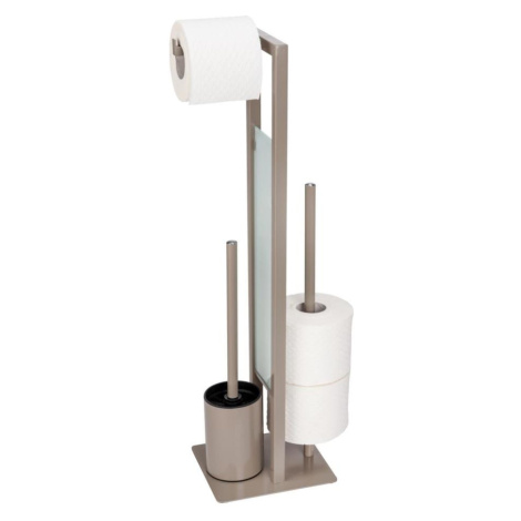 WENKO 25553100 - WC štětka RIVALTA 18x70 cm béžová/černá 25553100