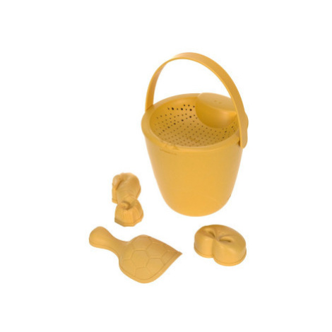 Set hraček na písek - 5 ks - žlutá Lässig
