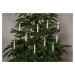 Bezdrátové vánoční LED osvětlení 10 svíček Star Trading Flamme - bílé