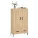 vidaXL Skříň highboard dub sonoma 69,5 x 31 x 115 cm kompozitní dřevo