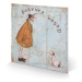 Dřevěný obraz Sam Toft - Forever Loved, 30 × 30 cm