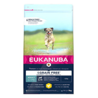 EUKANUBA Adult Small & Medium Breed Grain Free Chicken 3 kg