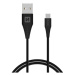 Datový kabel SWISSTEN USB / USB-C SUPER CHARGE 5A 1,5m black
