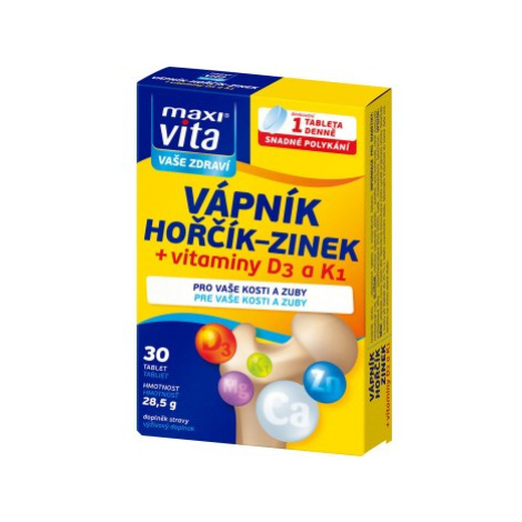 Maxi Vita Vápník + hořčík + zinek + D3 + K1