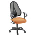 Topstar Kancelářská otočná židle OPEN POINT P, černé síťované opěradlo, bez opěrek, potah sedáku