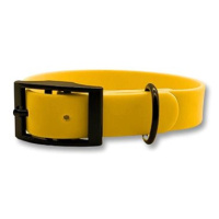 PafDog Voděodolný gumový obojek pro psy, žlutý