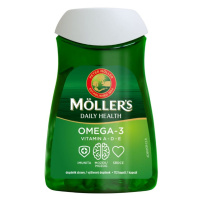 Mollers Omega 3 Daily Health rybí olej 112 kapslí