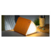 Oranžová velká LED stolní lampa ve tvaru knihy Gingko Booklight