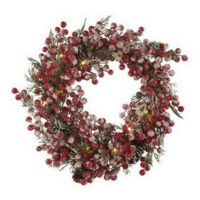 VANOC. VENEC 20LED XMAS WREATH DECO 2AA