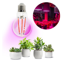 LED Žárovka pro růst rostlin PLANTY E27/8W/230V 1200K