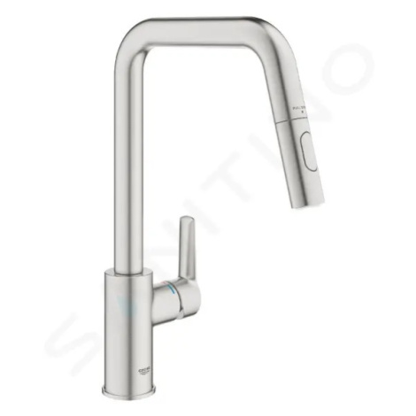 Grohe 30631DC0 - Dřezová baterie s výsuvnou sprškou, supersteel