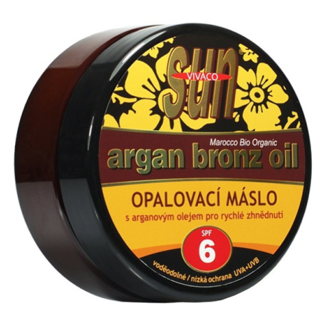 VIVACO Opalovací máslo s bio arganovým olejem SPF 6 SUN VITAL
