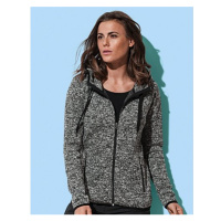 Dámská mikina Active Knit Fleece ST5950, Dark Grey Melange