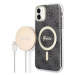 Kryt Guess Case + Charger Set iPhone 11 6,1" black hard case 4G Print MagSafe (GUBPN61H4EACSK)