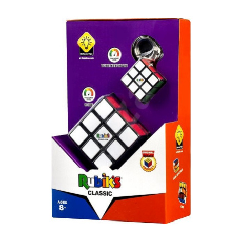 Rubikova kostka sada klasik 3x3 + přívěsek Rubik's