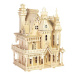 Woodcraft Dřevěné 3D puzzle gotický dům