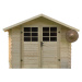 Dřevěný domek SOLID DAVID 340 x 301 cm (P88907) LG1595