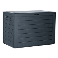 Zahradní box WOODEBOX 190 l - antracit 78 cm PRMBWL190-S433