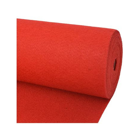 Výstavářský koberec hladký 1,2×12 m červený SHUMEE