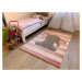 Vopi koberce Dětský koberec Kiddo A1087 pink - 80x150 cm