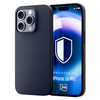 Černé Pouzdro zadní kryt na mobil pro iPhone 16 Pro 3mk Hardy Silicone MagCase