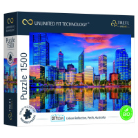 Puzzle Cityscape: Odraz města Perth, Austrálie 1500 dílků - Trefl