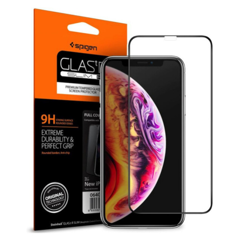 Spigen Glass FC HD kryt iPhone 11/XR černý