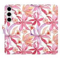 iSaprio flip pouzdro Flower Pattern 10 pro Samsung Galaxy S24+